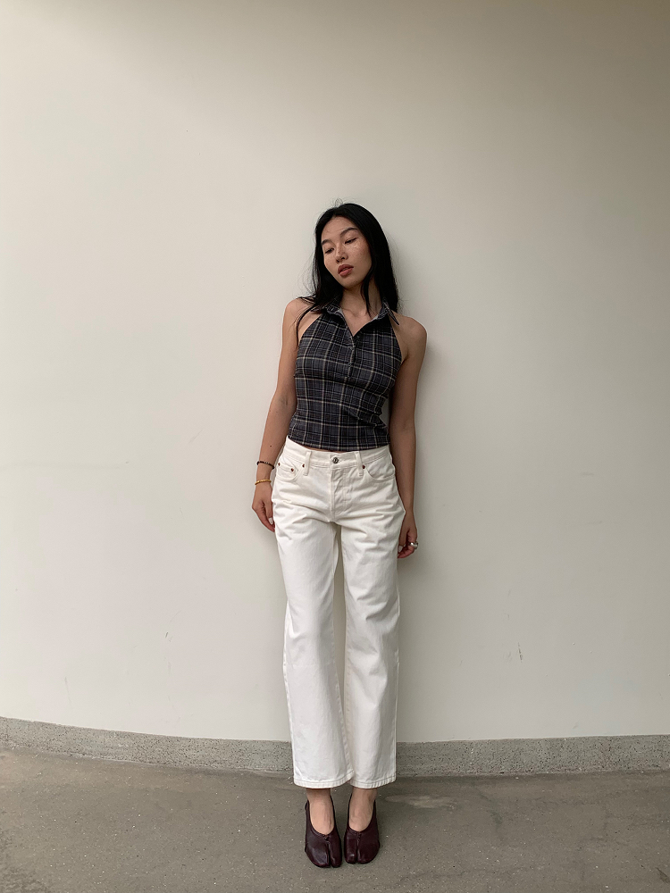Retro Ankle-Length White Cow Print Capsule Pants - Mid-Low Waist Small Straight Fit, Hip-Enhancing Style, Soap-Scented Design Retro Ankle-Length White Cow Print Capsule Pants - Mid-Low Waist Small Straight Fit, Hip-Enhancing Style, Soap-Scented Design