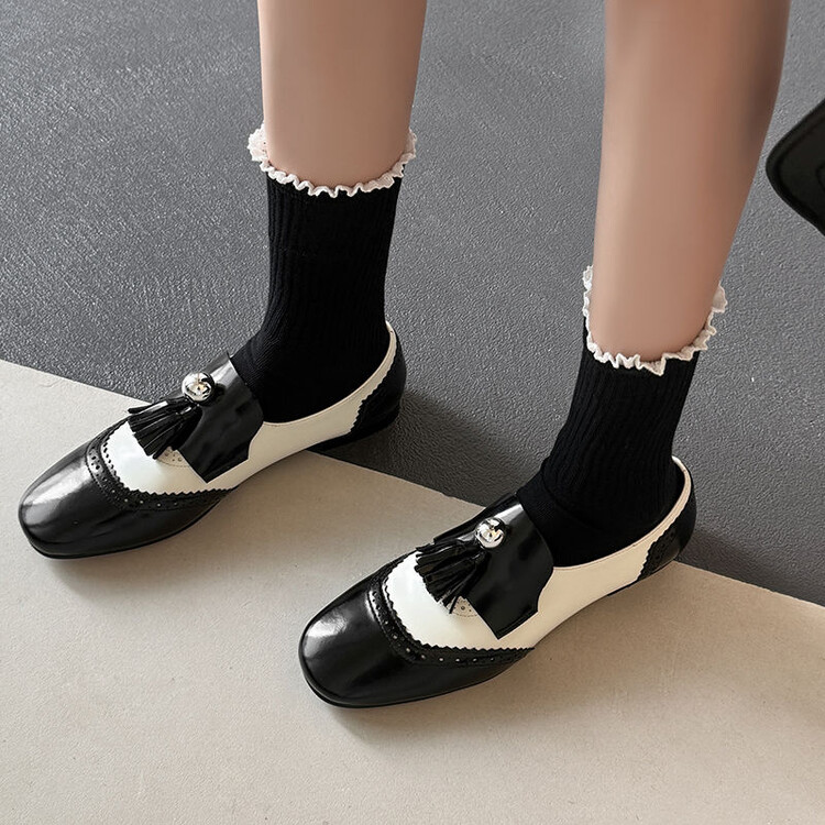 Retro British Style Flat Leather Loafers for Women - Versatile Fashionable Italian-Inspired Shoes Retro British Style Flat Leather Loafers for Women - Versatile Fashionable Italian-Inspired Shoes