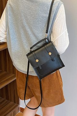 Retro British Style Women's Backpack - Trendy 2025 Multifunctional Student Tote Travel Bag