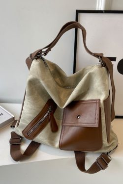 Retro Casual Crossbody Bag for Women, 2025 Spring Commuting Shoulder Bag, Versatile Dual-Use Travel Purse