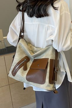 Retro Casual Crossbody Bag for Women, 2025 Spring Commuting Shoulder Bag, Versatile Dual-Use Travel Purse