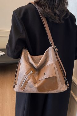 Retro Casual Crossbody Bag for Women, 2025 Spring Commuting Shoulder Bag, Versatile Dual-Use Travel Purse