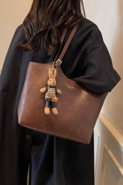 Retro Casual Shoulder Bag for Women - Large Capacity Tote, Versatile Spring 2025 Design, Perfect for Commuting and Everyday Use