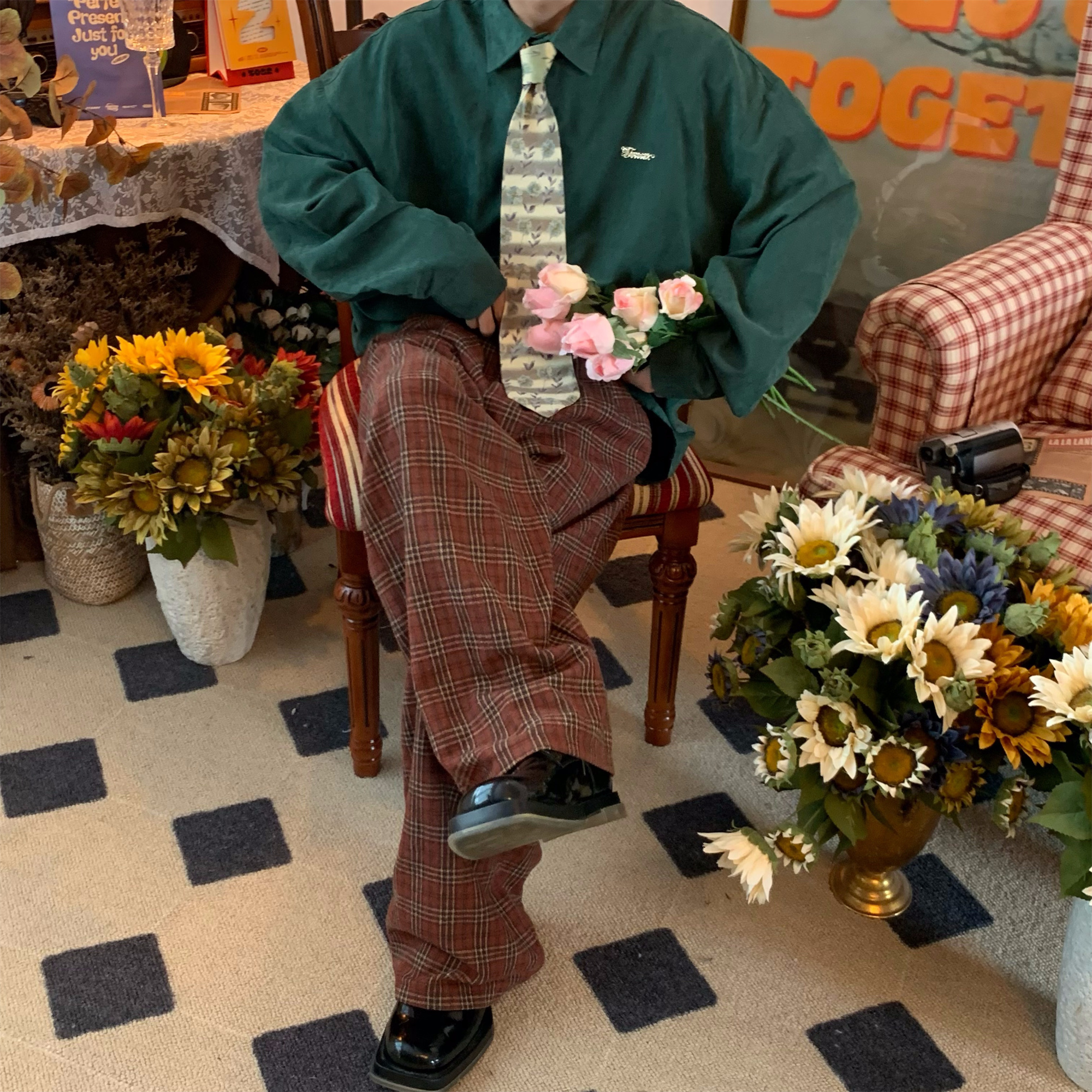 Retro Casual Solid Color Long Sleeve Shirt - Versatile Loose Fit Layering Top for Spring 2024 Retro Casual Solid Color Long Sleeve Shirt - Versatile Loose Fit Layering Top for Spring 2024