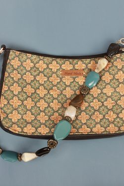 Retro Chinese Style Underarm Bag for Women - Vintage Cute Small Crossbody Bag for Spring/Summer 2024