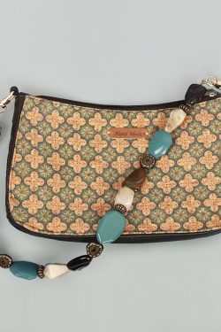 Retro Chinese Style Underarm Bag for Women - Vintage Cute Small Crossbody Bag for Spring/Summer 2024