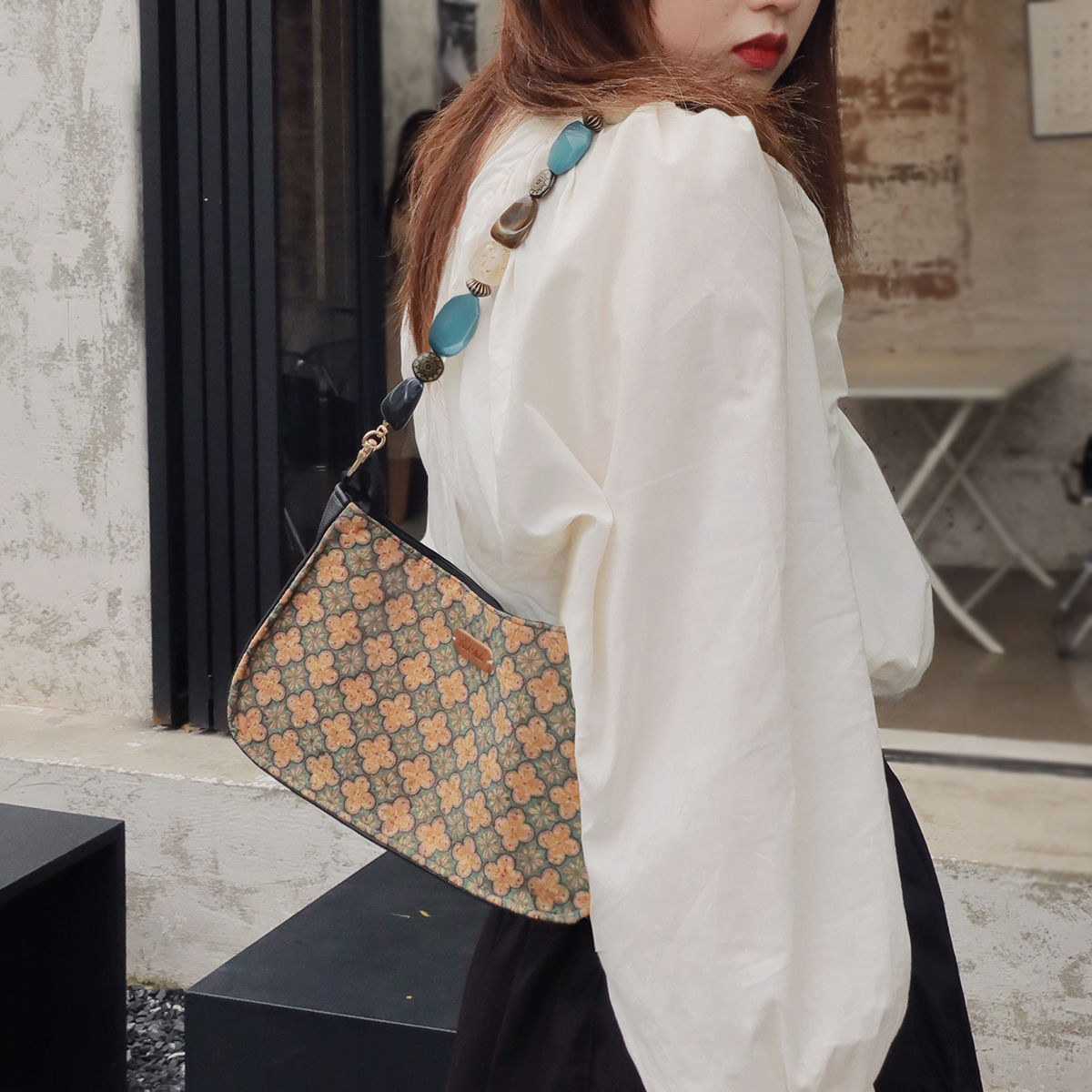 Retro Chinese Style Underarm Bag for Women - Vintage Cute Small Crossbody Bag for Spring/Summer 2024 Retro Chinese Style Underarm Bag for Women - Vintage Cute Small Crossbody Bag for Spring/Summer 2024