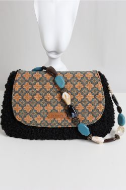 Retro Chinese Style Vintage Shoulder Crossbody Bag for Women - Spring/Summer Collection, Niche Design Underarm Bag