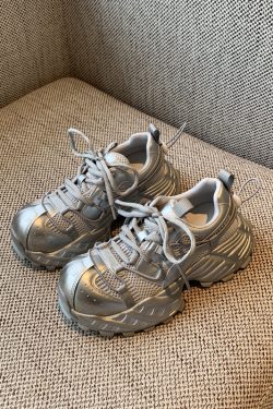 Retro Colorful Dad Shoes for Women - 2025 Lightweight Mesh Thick-Soled Casual Sports Sneakers