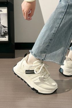 Retro Dad Shoes for Women - Breathable Mesh Summer Sneakers, Soft-Soled Versatile Design for Casual and Running