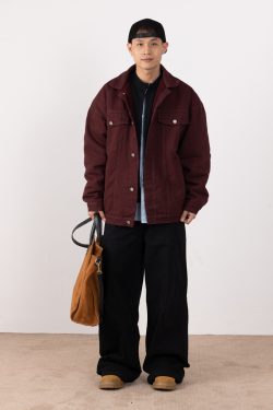 Retro Draped Casual Pants for Men - Stylish Wide-Leg Trousers, Loose Fit Workwear, High-End Fashion