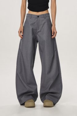 Retro High-End Casual Flared Wide-Leg Pants for Men and Women - Straight-Leg Loose Fit, 90s American Style