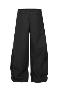 Retro High-End Casual Flared Wide-Leg Pants for Men and Women - Straight-Leg Loose Fit, 90s American Style