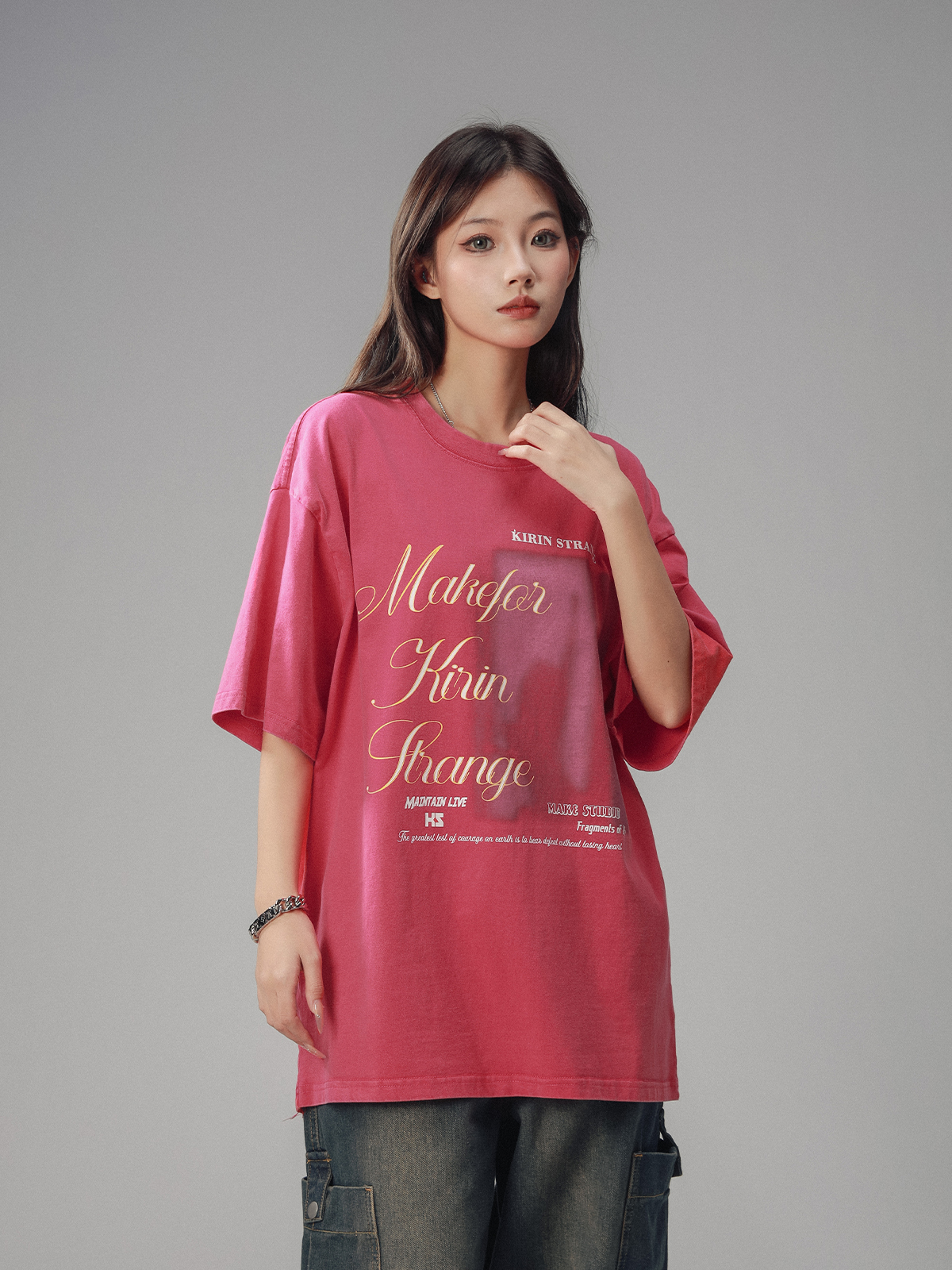 Retro High Street Loose Short Sleeve T-Shirt for Men and Women - Summer Trendy Couple Top with American Beer Captain Design Retro High Street Loose Short Sleeve T-Shirt for Men and Women - Summer Trendy Couple Top with American Beer Captain Design