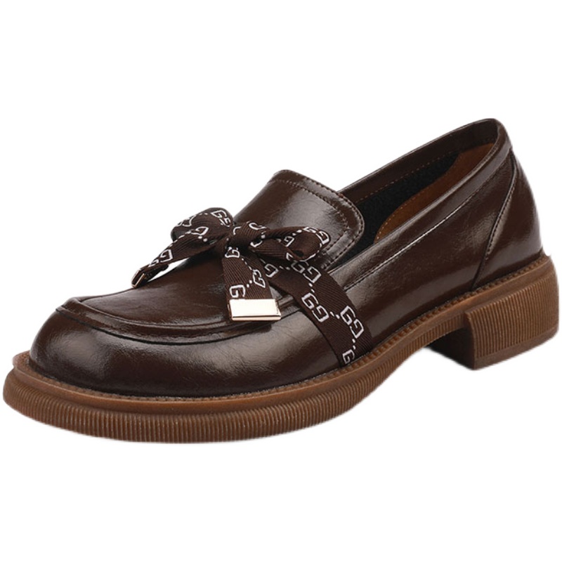 Retro Italian-Style Leather Loafers for Women - 3.5 cm Thick Sole, Soft-Soled, Non-Fatiguing Height-Boosting Shoes Retro Italian-Style Leather Loafers for Women - 3.5 cm Thick Sole, Soft-Soled, Non-Fatiguing Height-Boosting Shoes