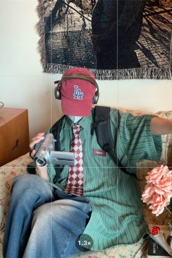 Retro Japanese-Style Vertical Striped Loose Short-Sleeve Shirt for Men and Women, Summer City Boy Aesthetic, Hong Kong Influence