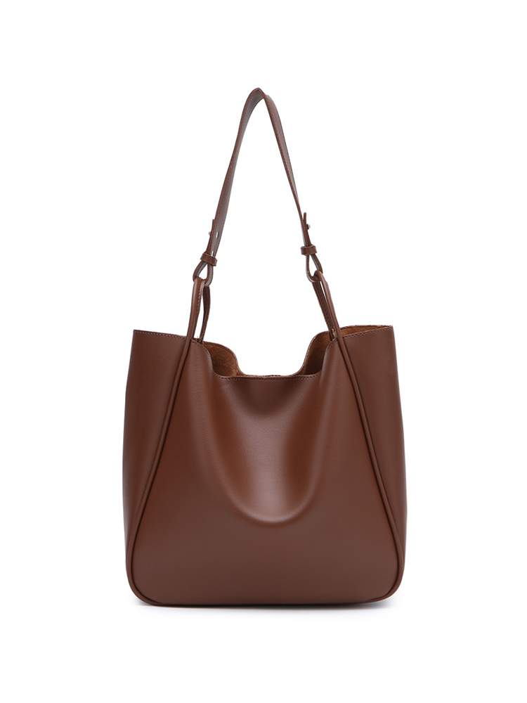 Retro 港风 Large Capacity Shoulder Tote Bag for Women - Chic Commuting Underarm Design Retro 港风 Large Capacity Shoulder Tote Bag for Women - Chic Commuting Underarm Design