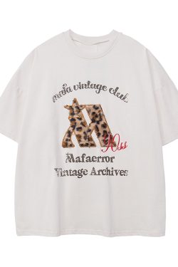 Retro Letter Patch Embroidered Short-Sleeve T-Shirt for Women - Trendy Casual Summer Top, Loose Fit, American Vintage Style