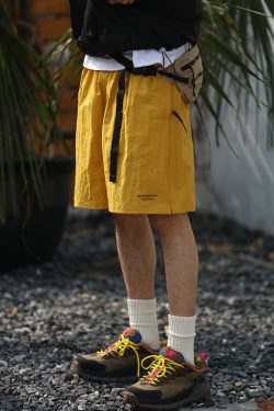 Retro Loose Fit Quick-Dry Shorts for Men and Women - Breathable Casual 5-Point Pants for Summer Outdoor Sports