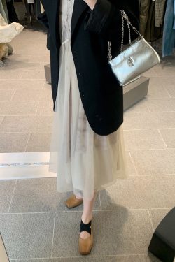 Retro Low-Heeled Ballet Shoes for Women, Cross Strap, Pig Nose, Square Toe, Shallow Mouth, Vintage Flat Shoes