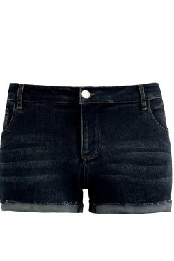 Retro Low-Waist Buttock-Hugging Rolled Hem Denim Shorts - Y2K Inspired Fashion for a Chic Summer Look