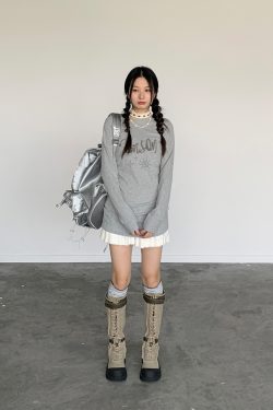 Retro Metal Decorative Slim-Fit Multi-Color Hooded Dress for 90s Inspired Style