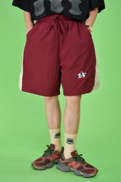 Retro Military Style Windbreaker Sports Suit for Summer - Casual Two-Piece Set for Couples