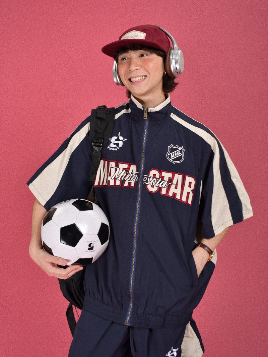 Retro Military Style Windbreaker Sports Suit for Summer - Casual Two-Piece Set for Couples Retro Military Style Windbreaker Sports Suit for Summer - Casual Two-Piece Set for Couples