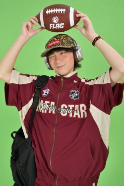 Retro Military Style Windbreaker Sports Suit for Summer - Casual Two-Piece Set for Couples