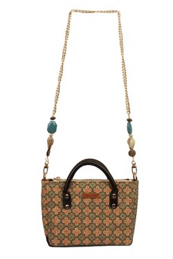 Retro Print Small Square Handbag & Crossbody Bag for Women - Versatile High-Quality 2024 Spring/Summer Fashion Accessory