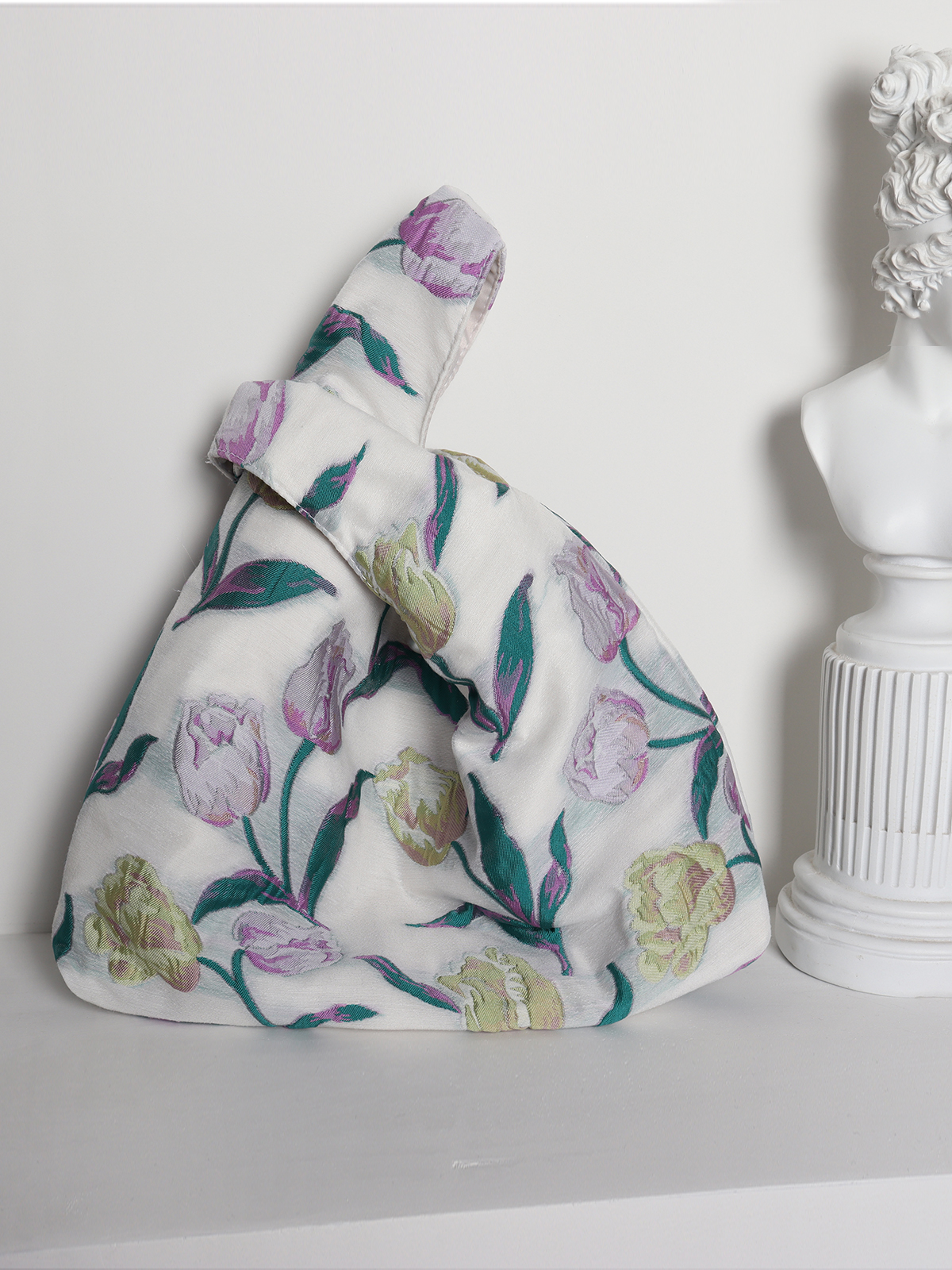 Retro Purple Floral Tulip Tote Bag for Women - Large Capacity Summer Commuter Bag, Fashionable Versatile Y2K Style Retro Purple Floral Tulip Tote Bag for Women - Large Capacity Summer Commuter Bag, Fashionable Versatile Y2K Style