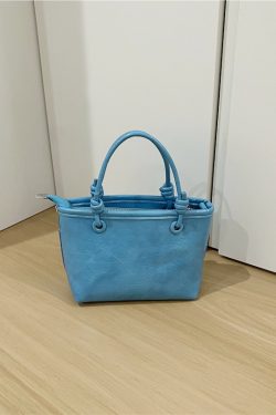 Retro Shiny Handheld Vegetable Basket Bag - Versatile Casual Women's Crossbody Small Square Bag for Spring/Summer 2025