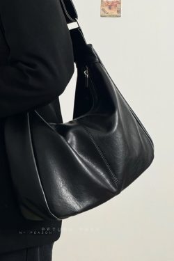 Retro Soft Leather Crossbody Bag for Women - 2025 New Model, Large Capacity Versatile Shoulder Tote Bag