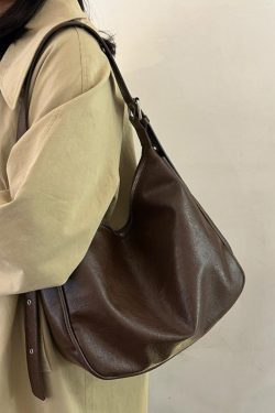 Retro Soft Leather Women's Tote Bag - High-Capacity Fashion Shoulder & Crossbody Bag for Versatile Style