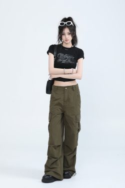 Retro Spicy Girl Slim-Fit Short Sleeve T-Shirt for Women - American Style Graphic Tee, Casual 90s Inspired Fashion Top