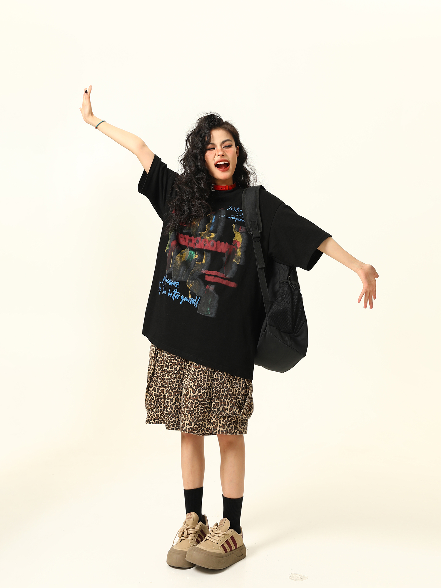 Retro Tie-Dye Letter Design Short-Sleeve T-Shirt for Men and Women - Summer Trendy American Streetwear Retro Tie-Dye Letter Design Short-Sleeve T-Shirt for Men and Women - Summer Trendy American Streetwear