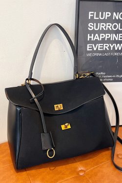 Retro Tote Bag for Women, Large Capacity Commuter Shoulder Bag, Sweet and Cool Travel Handbag, Stylish Everyday Tote