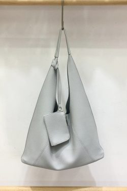 Retro Triangle Tote Bag for Women - Large Capacity Soft Leather Shoulder Bag in Minimalist Style, Perfect for Casual Outfits