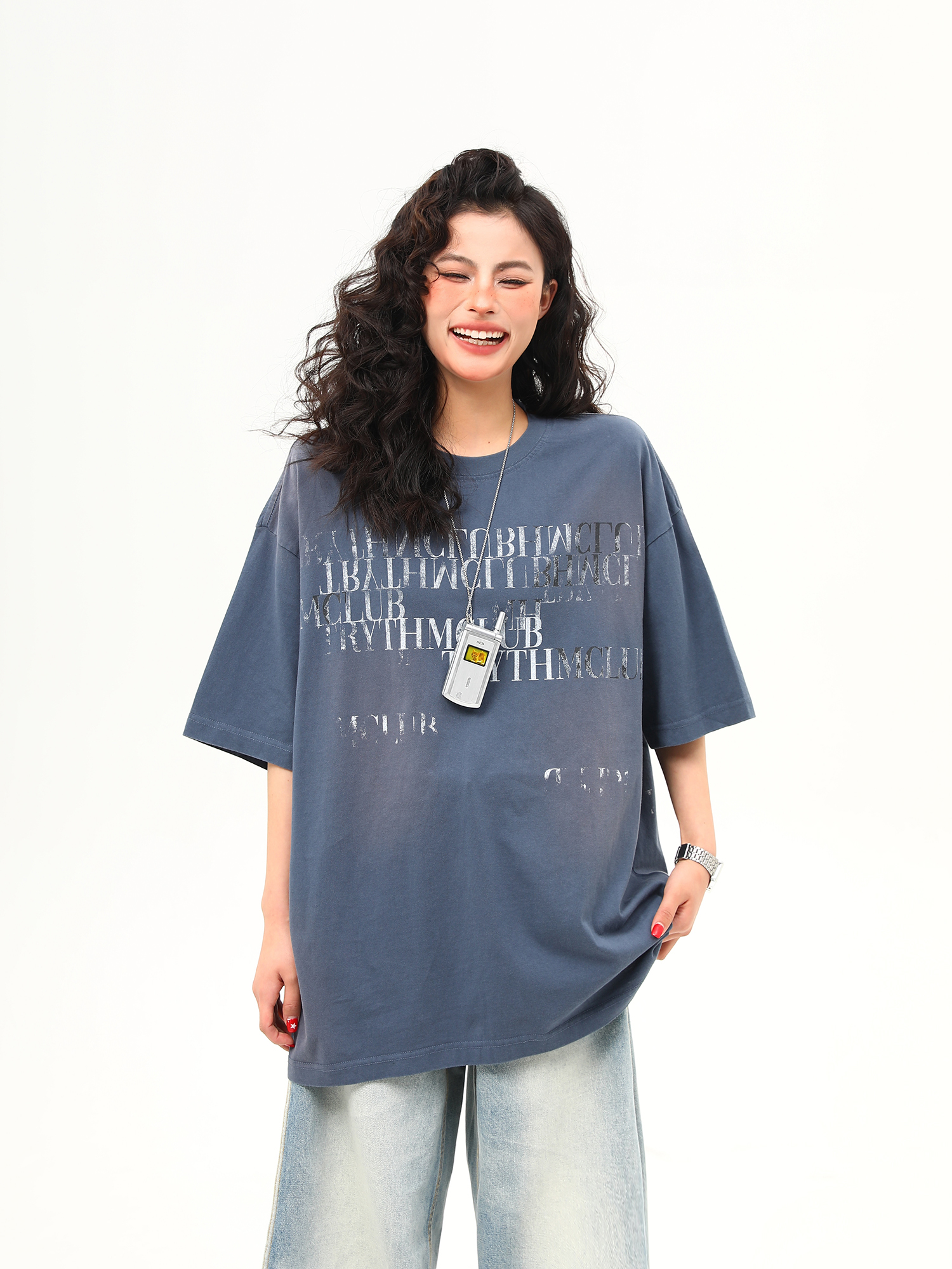 Retro Vintage Letter Print Short Sleeve T-Shirt for Women - Trendy American Style Summer Tee Retro Vintage Letter Print Short Sleeve T-Shirt for Women - Trendy American Style Summer Tee