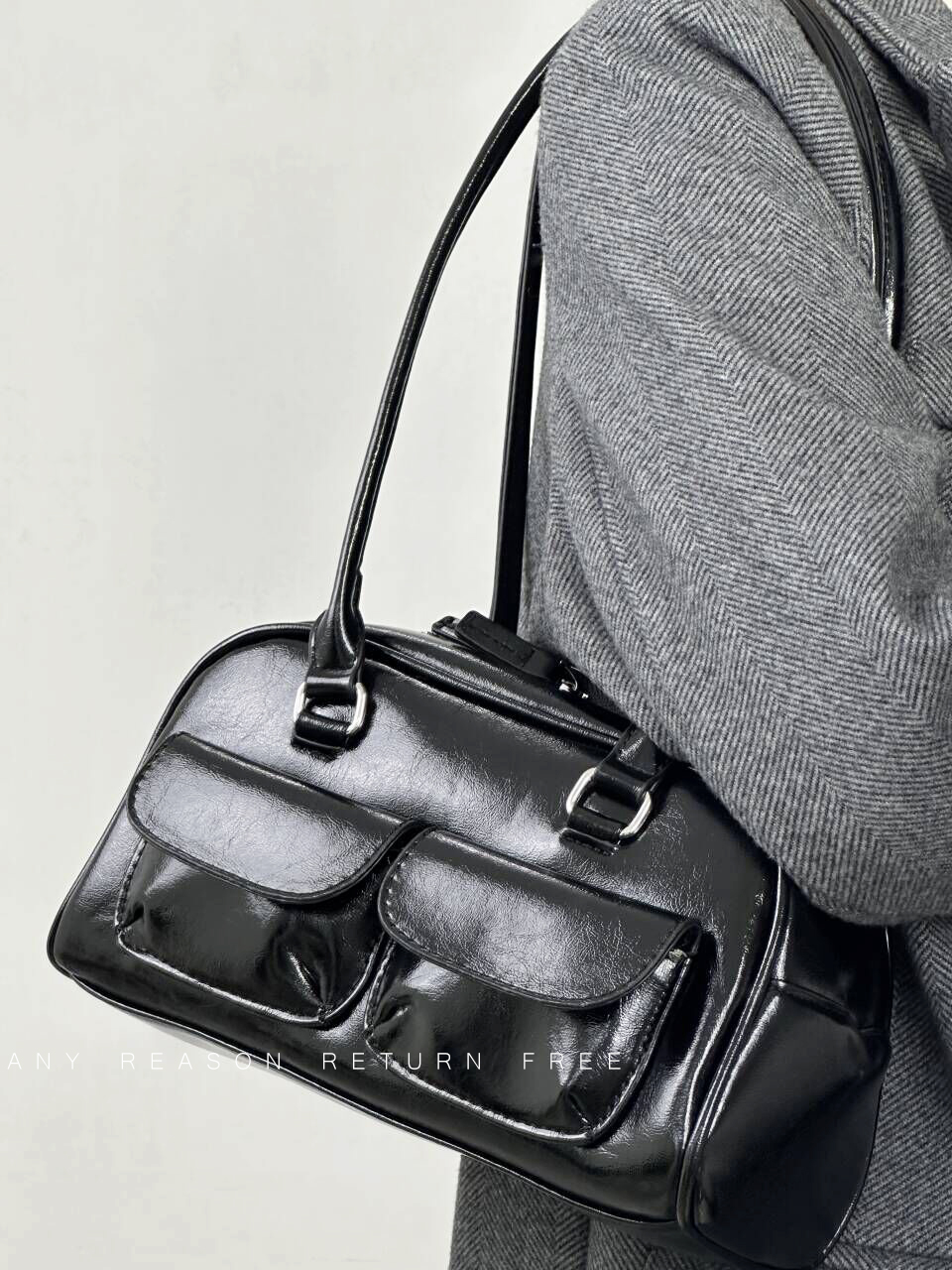 Retro Women's Underarm Bag 2024 - Trendy College Style Large Capacity Shoulder Tote Fashion Bag Retro Women's Underarm Bag 2024 - Trendy College Style Large Capacity Shoulder Tote Fashion Bag