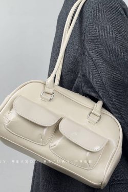 Retro Women's Underarm Bag 2024 - Trendy College Style Large Capacity Shoulder Tote Fashion Bag