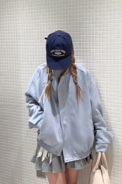 Reversible Suede Baseball Jacket for Couples - Spring 90s American Hip-Hop Embroidered Trendy Style