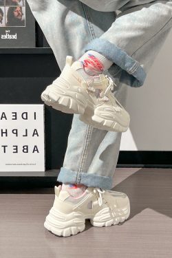 Sakura Pink Butterfly Dad Shoes for Women - 2025 New Style Mesh Breathable Sports Shoes with Height Increase - Trendy Casual Footwear