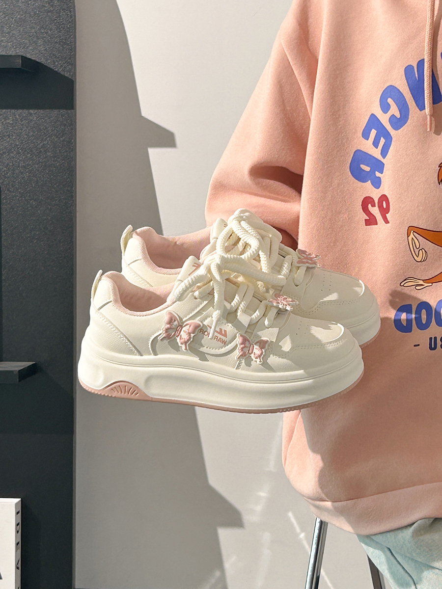 Sakura Pink Butterfly Sneakers for Women - 2025 Summer Euro Style Versatile Big Toe Shoes, Trendy & Hot Selling Footwear Sakura Pink Butterfly Sneakers for Women - 2025 Summer Euro Style Versatile Big Toe Shoes, Trendy & Hot Selling Footwear