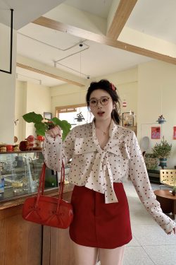 Satin A-Line Midi Skirt in Tipsy Cherry, Plus Size, Slimming Design for Summer, Cool and Casual, 90s Inspired Fashion