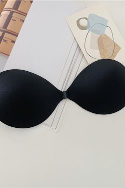 Seamless Anti-Slip Nipple Covers for Women - Thickened Strapless Bra for Summer Beach Vacation and Small Chest Gathering