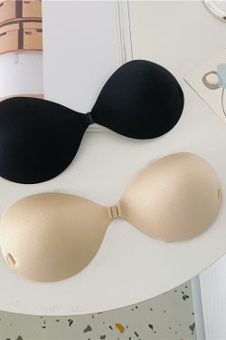 Seamless Anti-Slip Nipple Covers for Women - Thickened Strapless Bra for Summer Beach Vacation and Small Chest Gathering