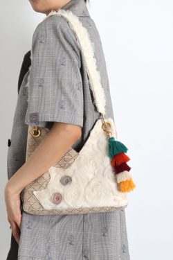 Seaside Vacation Cat Shoulder Crossbody Bag - Spring/Summer Style for Trendy Days