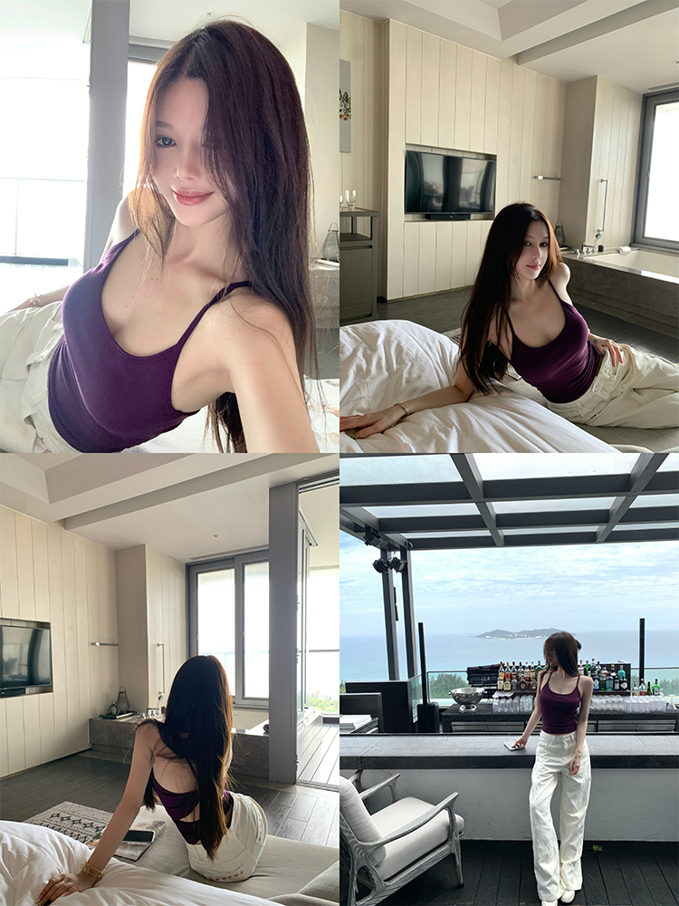 Seductive Camisole for Women with Chest Pads - Versatile Basic Top for Hot Girl Style, Perfect for Y2K and Everyday Wear Seductive Camisole for Women with Chest Pads - Versatile Basic Top for Hot Girl Style, Perfect for Y2K and Everyday Wear