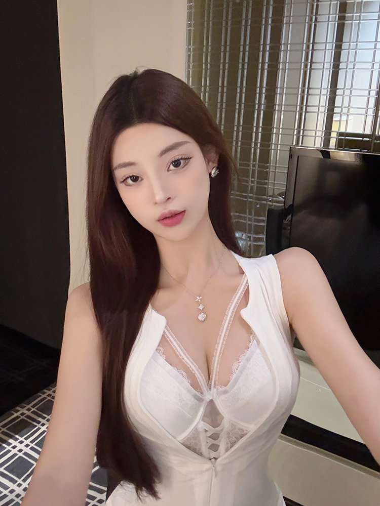 Sexy Two-Piece Tank Top Set - Luna Lona 320 Pure Desire Style, Trendy Y2K Fashion Sexy Two-Piece Tank Top Set - Luna Lona 320 Pure Desire Style, Trendy Y2K Fashion